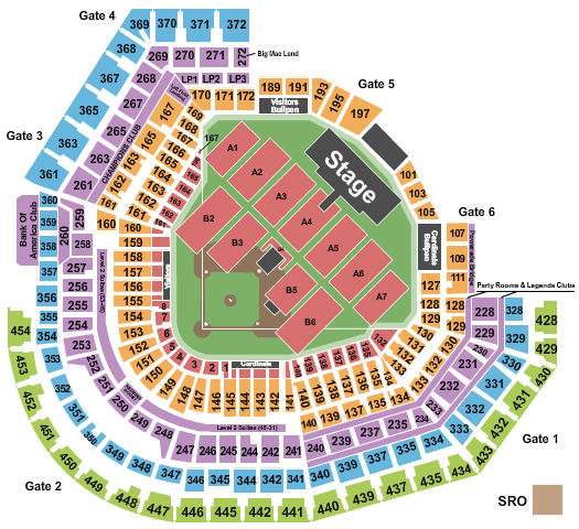 Busch Stadium Concert Seating Chart