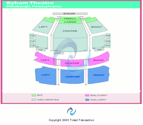 Byham Theater Seating Chart