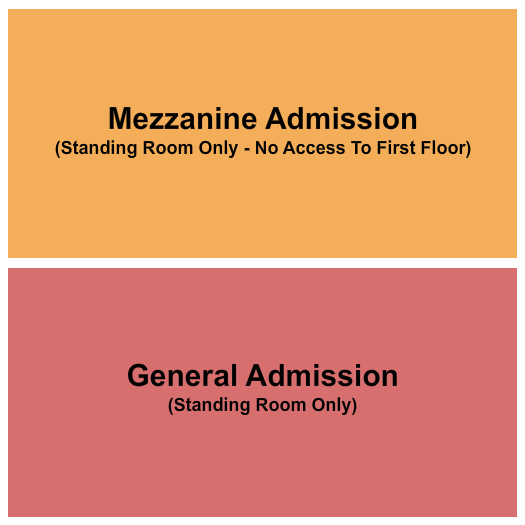 CBD Kratom Backyard at Texas Live! Seating Chart: GA/Mezzanine