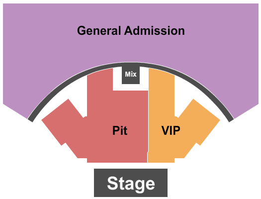 CCNB Amphitheatre at Heritage Park Seating Chart: VIP/Pit/GA