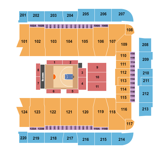 CFG Bank Arena Seating Chart: Basketball - Big3