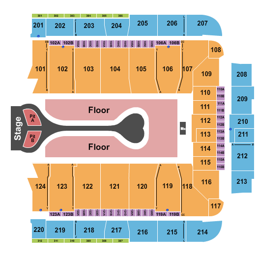 CFG Bank Arena Seating Chart: Benson Boone