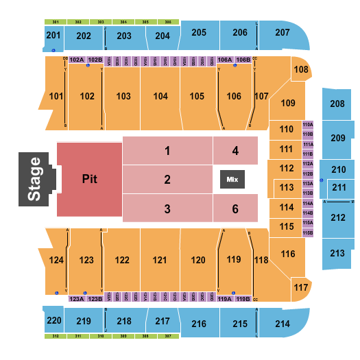 CFG Bank Arena Seating Chart: Billy Strings