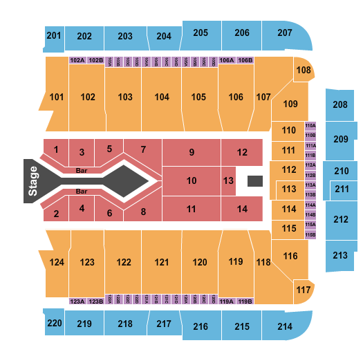 CFG Bank Arena Seating Chart: Blake Shelton