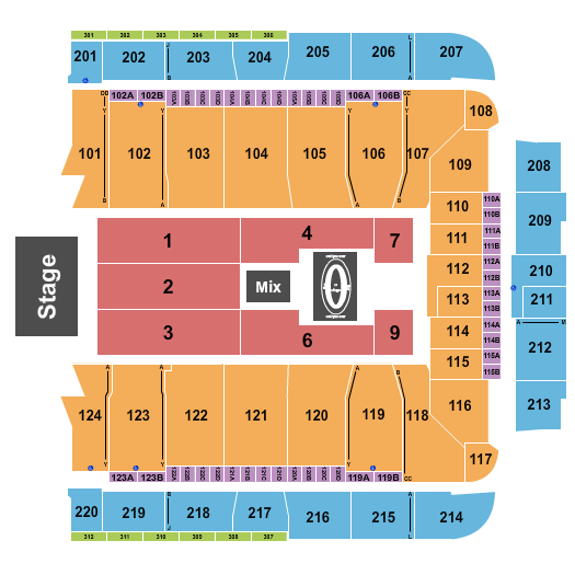 CFG Bank Arena Seating Chart: Carin Leon