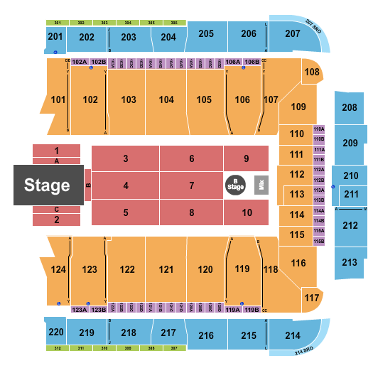 CFG Bank Arena Seating Chart: Dancing with the Stars