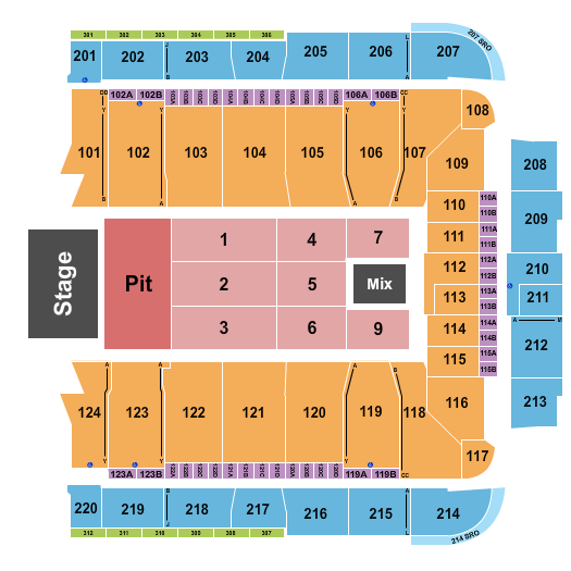 CFG Bank Arena Seating Chart: Daniel Caesar