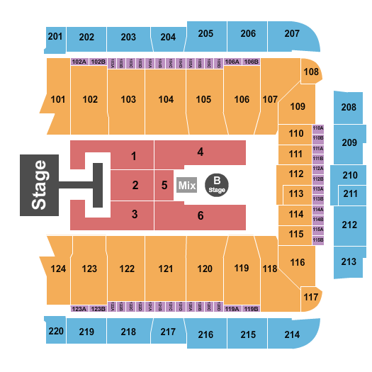 CFG Bank Arena Seating Chart: Descendants & Zombies