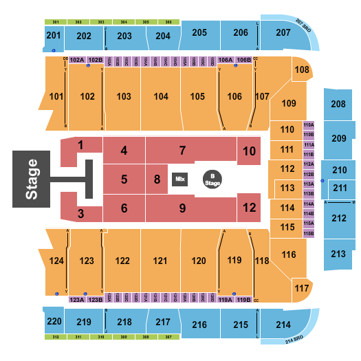 CFG Bank Arena Seating Chart: Descendants & Zombies