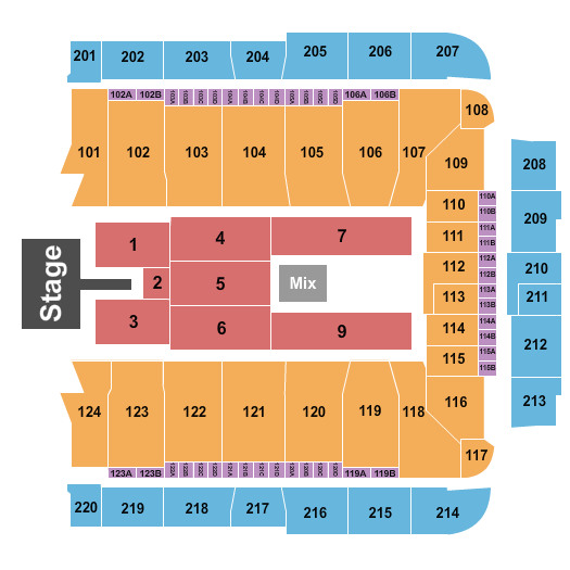 CFG Bank Arena Seating Chart: Jhene Aiko