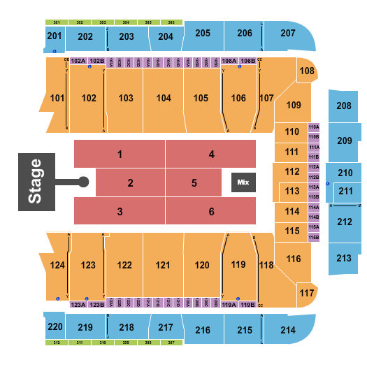 CFG Bank Arena Seating Chart: Kali Uchis