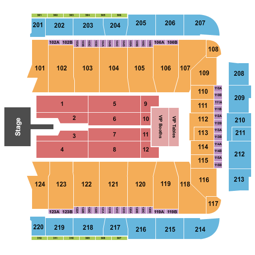 CFG Bank Arena Seating Chart: Mary J. Blige