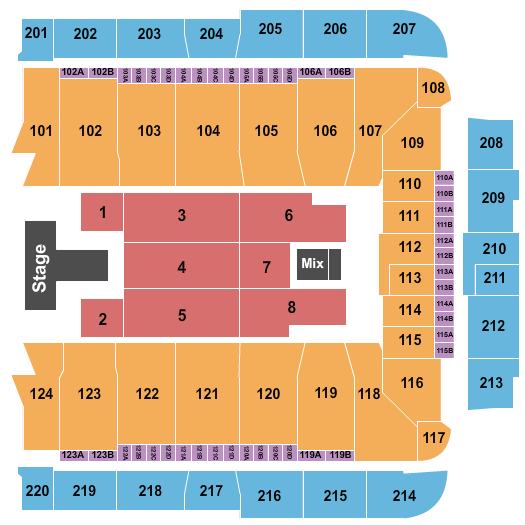 CFG Bank Arena Seating Chart: Maverick City Music