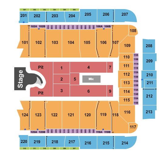 CFG Bank Arena Seating Chart: Megan Moroney