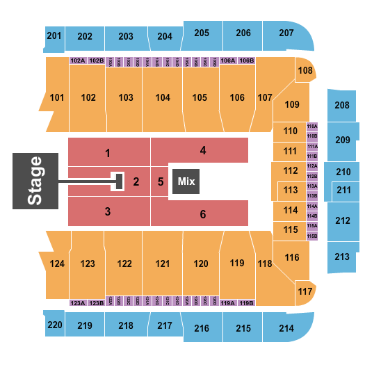 CFG Bank Arena Seating Chart: MercyMe