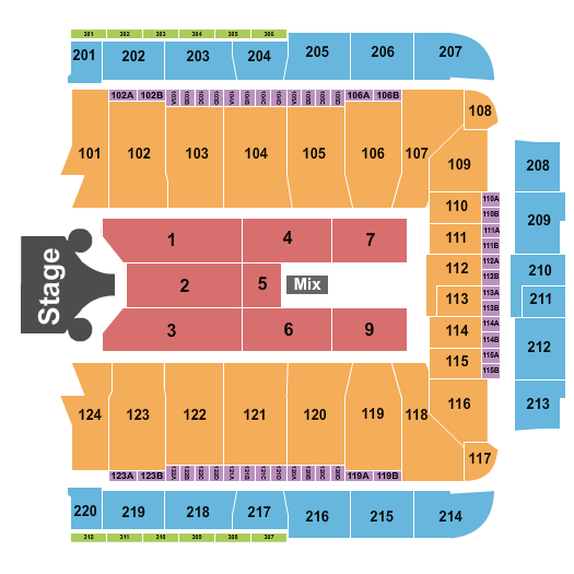 CFG Bank Arena Seating Chart: Missy Elliott