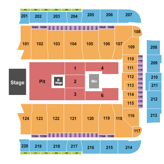 CFG Bank Arena Seating Chart: Nine Inch Nails