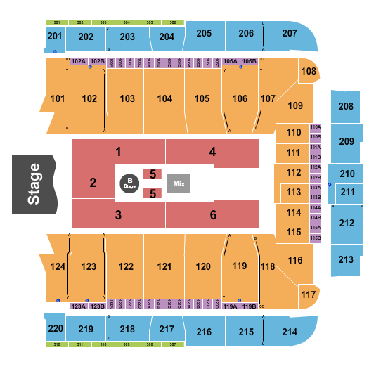 CFG Bank Arena Seating Chart: Olivia Dean