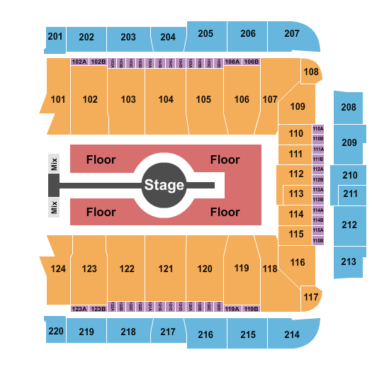 CFG Bank Arena Seating Chart: Rod Wave