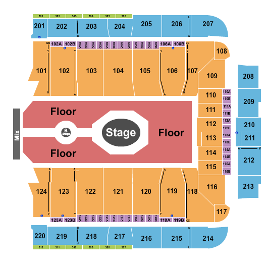 CFG Bank Arena Seating Chart: Tame Impala