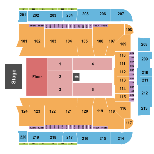 CFG Bank Arena Seating Chart: Tyler Childers