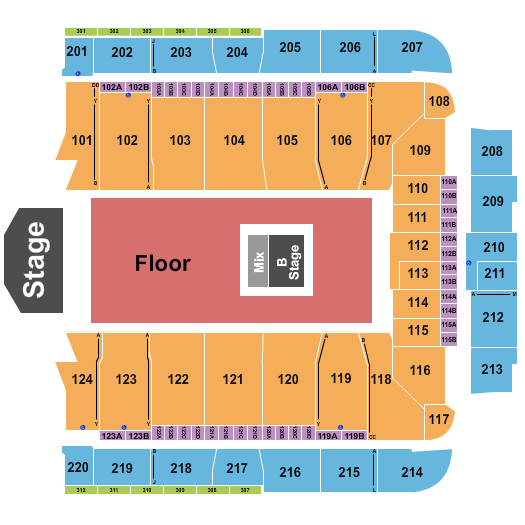 CFG Bank Arena Seating Chart: Tyler The Creator