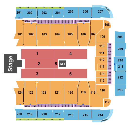 CFG Bank Arena Seating Chart: Wild 'N Out