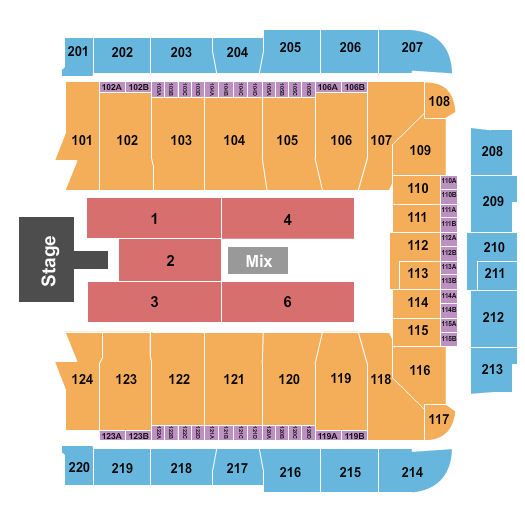 CFG Bank Arena Seating Chart: Wu-Tang Clan