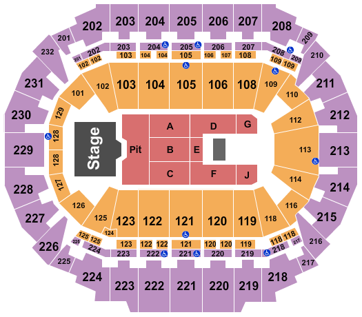 CHI Health Center Omaha Seating Chart: Dierks Bentley