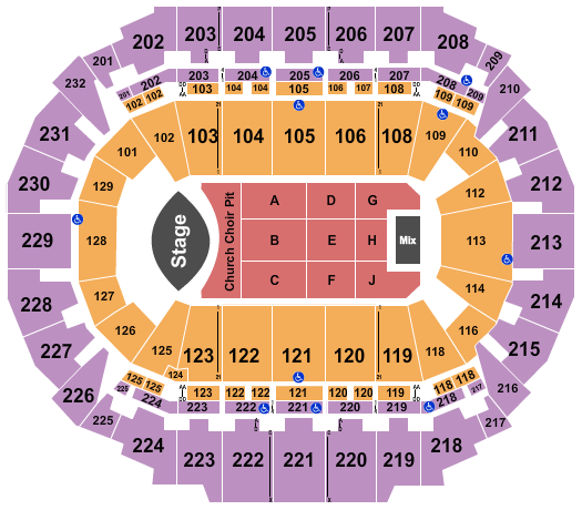 CHI Health Center Omaha Seating Chart: Eric Church