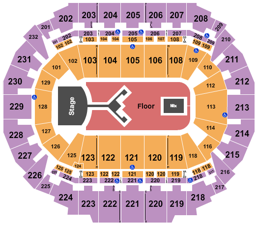 CHI Health Center Omaha Seating Chart: Shinedown