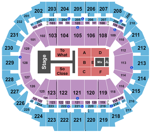 CHI Health Center Omaha Seating Chart: Tate McRae