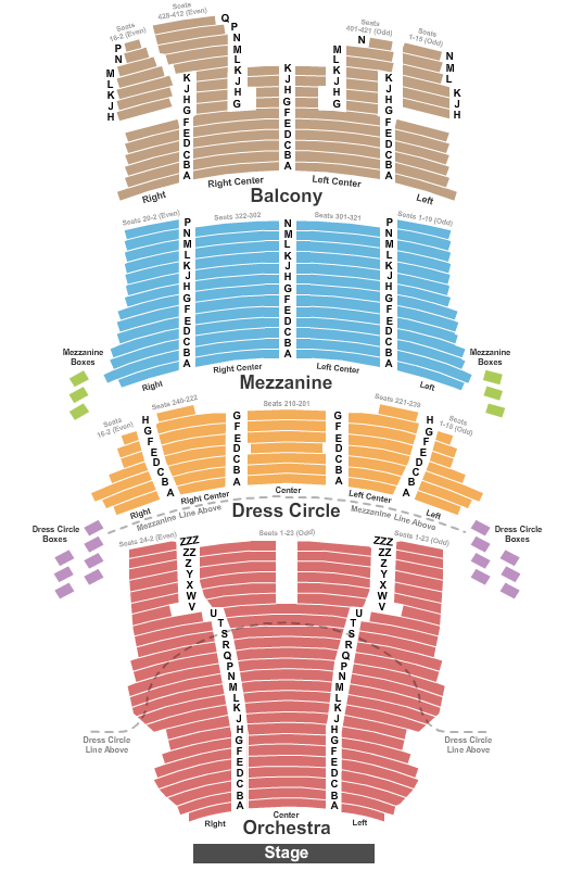 CIBC Theatre Seating Chart: Endstage 2