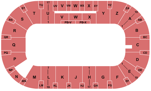 CN Centre Seating Chart: Open Floor