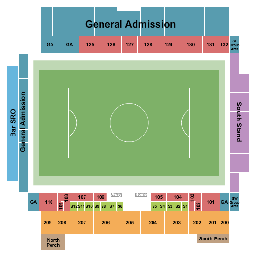 CPKC Stadium Seating Chart: Soccer 3