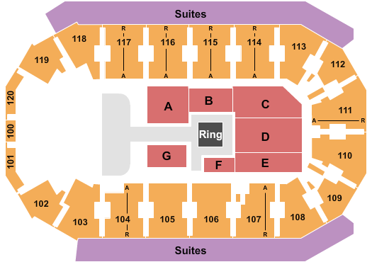 Cable Dahmer Arena Seating Chart: AEW - Dynamite