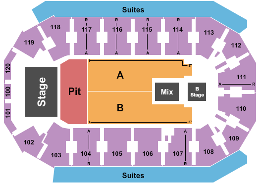 Cable Dahmer Arena Seating Chart: Forrest Frank