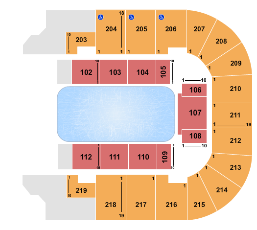 Cadence Bank Arena Seating Chart: Disney On Ice 2