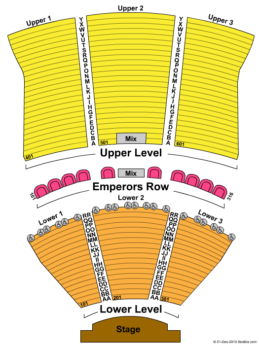 Atlantic Seating Chart