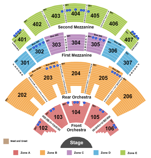 U2 Seating Chart Las Vegas