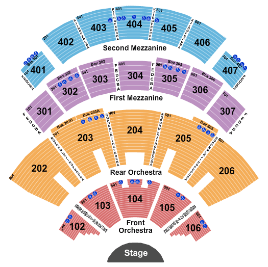 The Colosseum At Caesars Palace Map