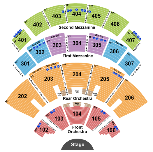 The Colosseum At Caesars Palace Seating Chart: Endstage 5