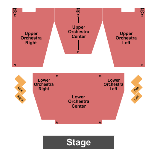 Cailloux Theater Seating Chart: Endstage