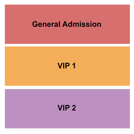Cains Ballroom Seating Chart: GA/VIP1/VIP2