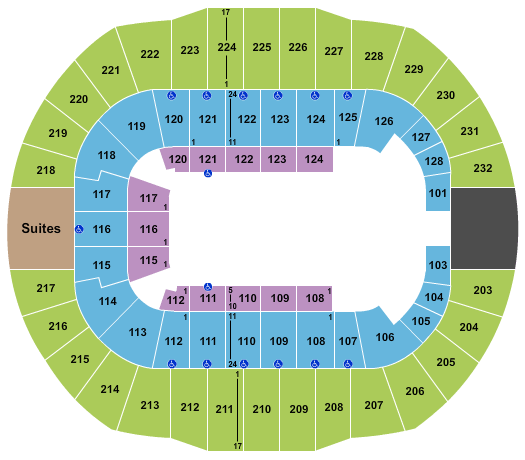 Cajundome Map