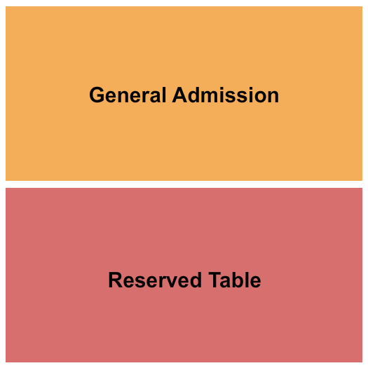 California Coast Beer Company Seating Chart: GA/Tables