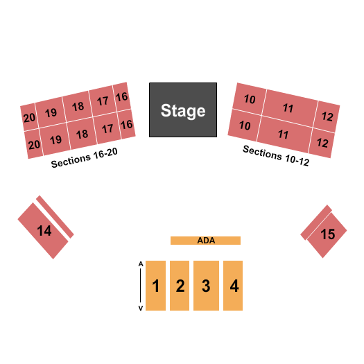 California Mid-state Fair Grounds Seating Chart: Rodeo 3