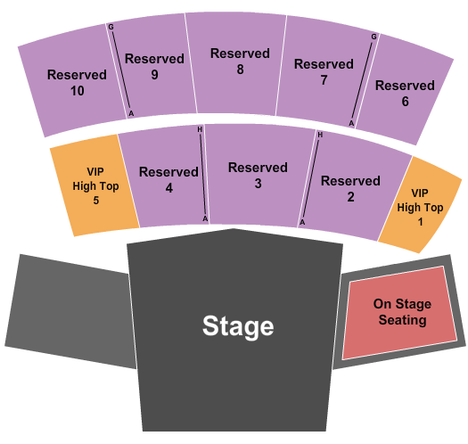 Caloosa Sound Amphitheater Seating Chart: Endstage RSV & Tables