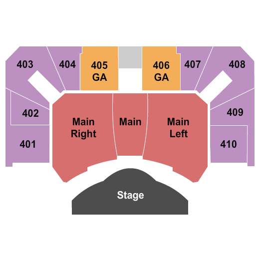 Calvary Church - IL Seating Chart: End Stage