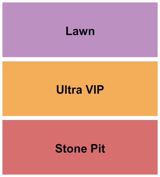 Cameron County Amphitheater & Event Center Seating Chart: Lawn/PIT/UltraVIP